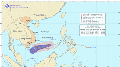 Bão số 10 (wukong) đã suy yếu thành áp thấp nhiệt đới