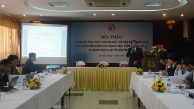   Thanh tra chuyên ngành về môi trường yếu và thiếu