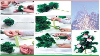Tự làm cây thông Noel