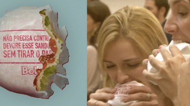 Ăn luôn cả ... giấy gói