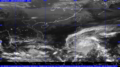 Tin bão gần biển đông: Từ sáng 5/12 gió sẽ mạnh dần