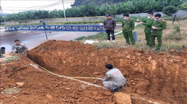 Phát hiện Công ty Cổ phần chế biến tinh bột sắn BHL xả thải ra môi trường