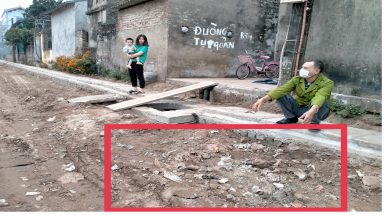 Thanh Trì- Hà Nội: Dự án gần 15 tỷ thi công gây ô nhiễm môi trường và mất an toàn giao thông