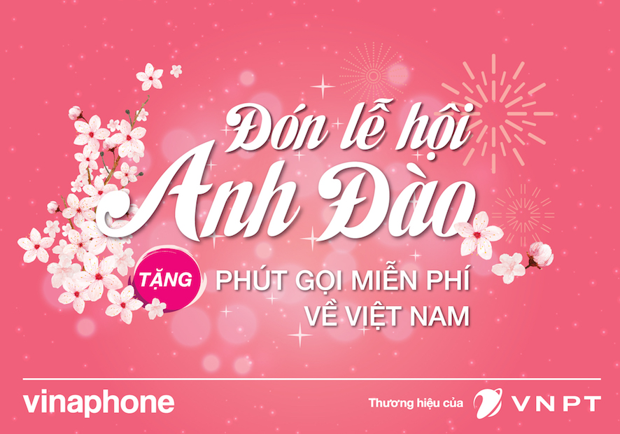 VinaPhone[-]tặng[-]25%[-]cước[-]chuyển[-]vùng[-]quốc[-]tế[-]đón[-]Lễ[-]hội[-]hoa[-]anh[-]đào
