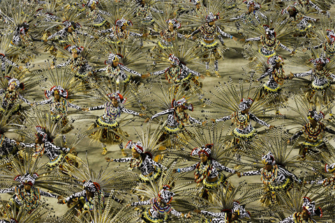 Dancers[-]from[-]the[-]Grande[-]Rio[-]samba[-]school[-]celebrated[-]Carneval[-]at[-]the[-]Sambadrome[-]in[-]Rio[-]de[-]Janeiro[-]on[-]Feb.[-]21.[-]Days[-]of[-]Carnival[-]Victor[-]R.[-]Caivano/Associated[-]Press[-](@vcaivano)