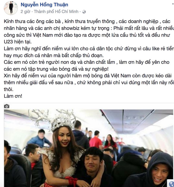 Phẫn[-]nộ[-]với[-]clip[-]người[-]mẫu[-]mặc[-]bikini[-]đón[-]U23[-]VN