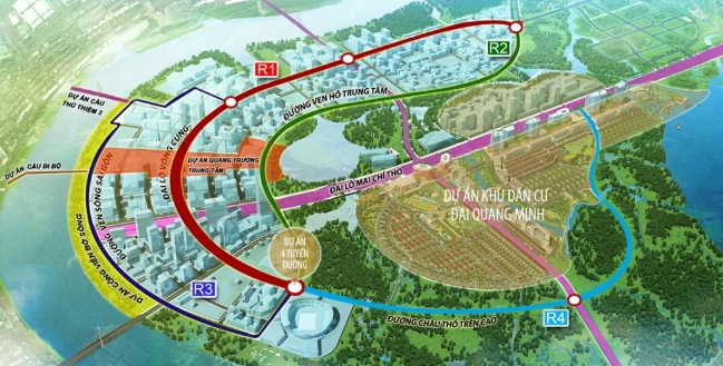 Đại[-]Quang[-]Minh[-]làm[-]4[-]tuyến[-]đường[-]"dát[-]vàng",[-]đổi[-]lấy[-]79ha[-]"đất[-]kim[-]cương"