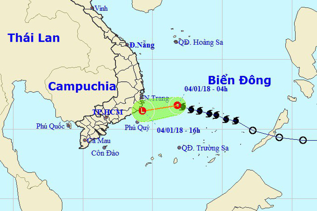 Bão[-]số[-]1[-]suy[-]yếu[-]thành[-]áp[-]thấp[-]nhiệt[-]đới