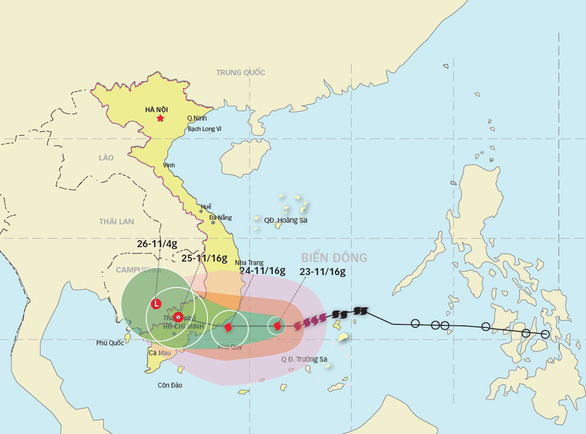 Bão[-]cách[-]Nha[-]Trang[-]240km,[-]TP.HCM[-]mưa[-]rất[-]lớn[-]từ[-]chiều[-]mai