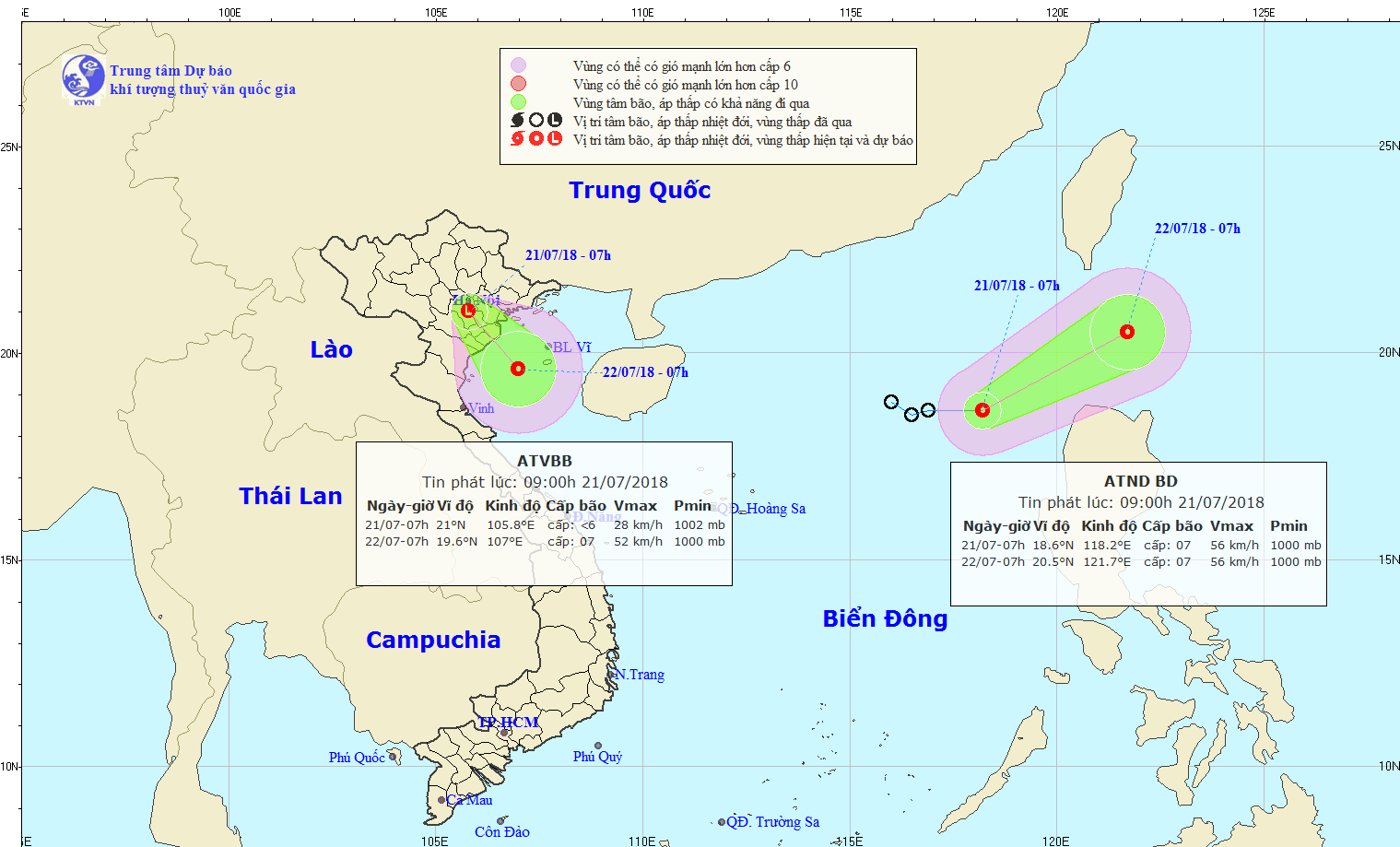 Nguy[-]cơ[-]2[-]áp[-]thấp[-]nhiệt[-]đới[-]cùng[-]lúc[-]trên[-]Biển[-]Đông
