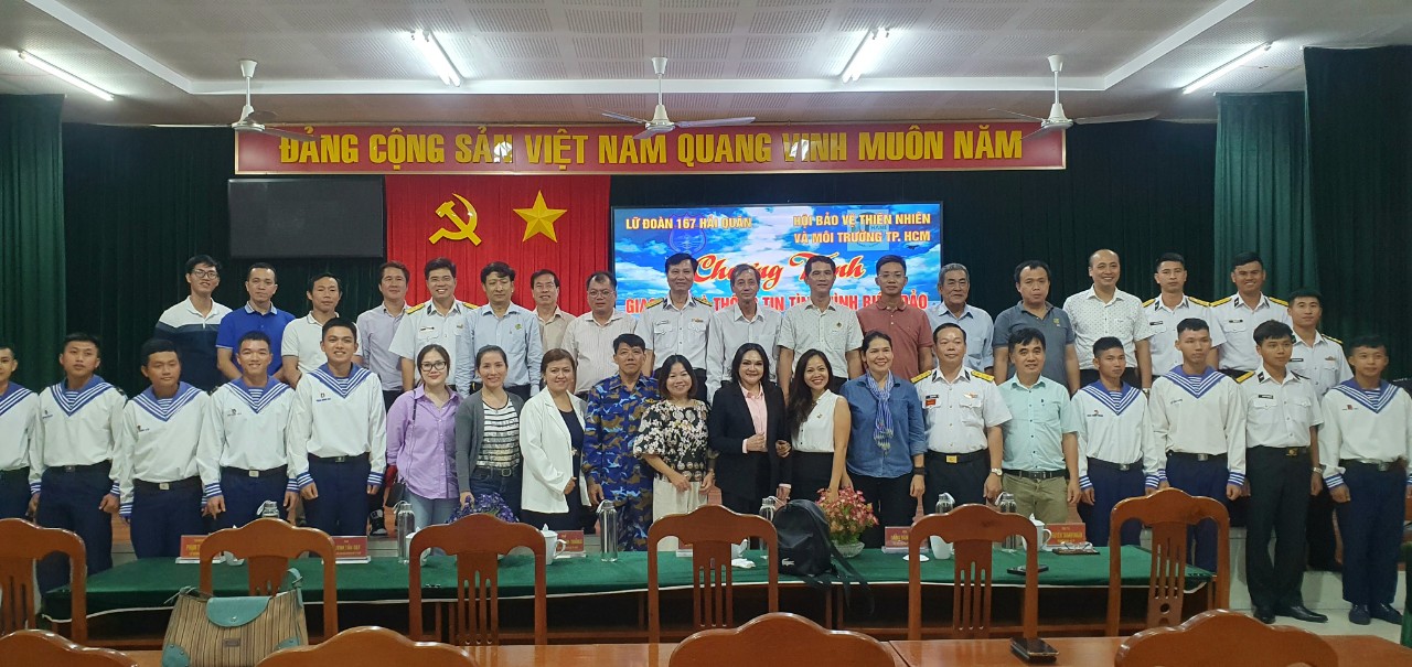 Hội BVTN&MTTP.HCM thăm Lữ đo&agrave;n 167 V&ugrave;ng 2 Hải qu&acirc;n