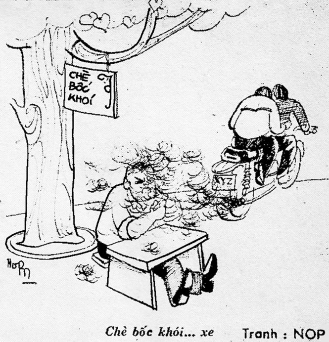 "Giành[-]lại[-]vỉa[-]hè"[-]qua[-]tranh[-]biếm...[-]40[-]năm[-]trước