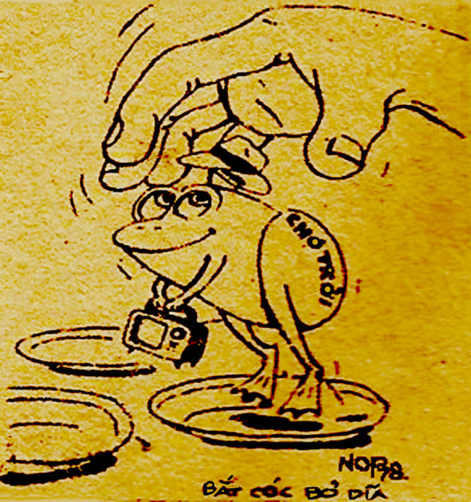 "Giành[-]lại[-]vỉa[-]hè"[-]qua[-]tranh[-]biếm...[-]40[-]năm[-]trước