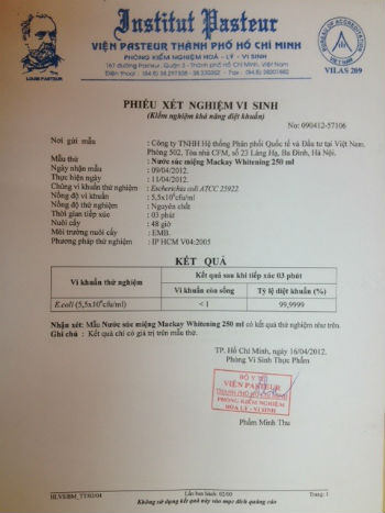 Trong[-]tất[-]cả[-]các[-]kết[-]quả[-]xét[-]nghiệm[-]cuối[-]cùng[-]đều[-]có[-]dòng[-]chữ:[-]“Không[-]sử[-]dụng[-]kết[-]quả[-]này[-]vào[-]mục[-]đích[-]quảng[-]cáo”.(Ảnh[-]minh[-]họa)