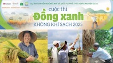 Có 14 tập thể và cá nhân đoạt giải cuộc thi “Đồng xanh - Không khí sạch” do Hội BVTN&MT Việt Nam tổ chức