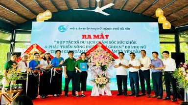 Phụ nữ Hà Nội đưa tài nguyên bản địa vào chuỗi giá trị xanh