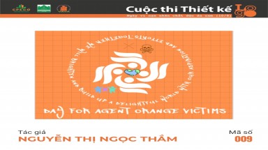  Tác phẩm tham dự cuộc thi thiết kế Logo "Ngày Vì nạn nhân chất độc da cam (10/8)" mã số 009