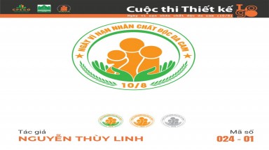  Tác phẩm tham dự cuộc thi thiết kế Logo "Ngày Vì nạn nhân chất độc da cam (10/8)" mã số 024-01