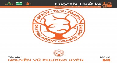  Tác phẩm tham dự cuộc thi thiết kế Logo "Ngày Vì nạn nhân chất độc da cam (10/8)" mã số 044