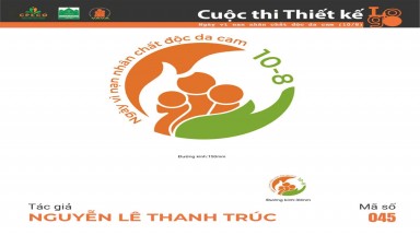  Tác phẩm tham dự cuộc thi thiết kế Logo "Ngày Vì nạn nhân chất độc da cam (10/8)" mã số 045
