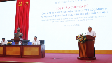 "Nâng cao năng lực cảnh báo thiên tai, xây dựng bản đồ ngập lụt"