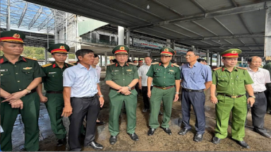Khánh Hòa: Ban Chỉ đạo Phòng thủ dân sự quốc gia kiểm tra công tác phòng, chống thiên tai, tìm kiếm cứu nạn