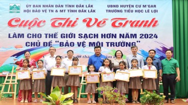 Hội Bảo vệ TN & MT tỉnh Đắk Lắk tổ chức hội thi vẽ tranh về bảo vệ môi trường năm 2024 